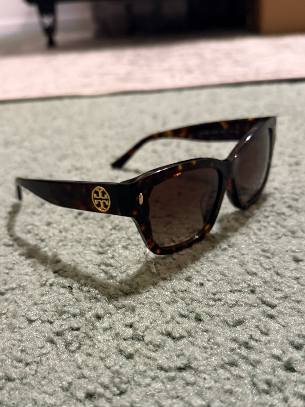 Tory Burch Women’s Tortoiseshell Sunglasses - Brown Lenses